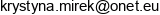 Krystyna Mirek Litera M Email address