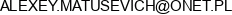 Alexey Matusevich Reagents Email address