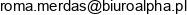 Alpha Email address Alpha Email address