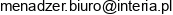 Biuro Uslug Menadzer Inz Jacek Narejowski Email address