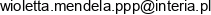 Gabinet Psychoterapii Wioletta Mendela Adres e-mail Gabinet Psychoterapii Wioletta Mendela Adres e-mail