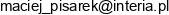 Maciej Pisarek Email address