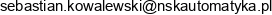 Nsk Automatyka Sebastian Kowalewski Adres e-mail