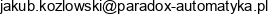 Paradox Automatyka Jakub Kozlowski Email address