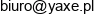 Yaxe Adres e-mail Yaxe Adres e-mail