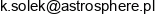 Astrosphere Email address