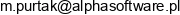 Alpha Software Michal Purtak Email address