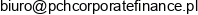 Pch Corporate Finance Spolka Z Ograniczona Odpowiedzialnoscia Email address