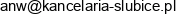 Kancelaria Adwokacka Adwokat Anna Niedzwiadek Wachowiak Adres e-mail