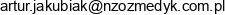 Artur Jakubiak Niepubliczny Zaklad Opieki Zdrowotnej Medyk Adres e-mail