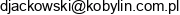 1 Dariusz Jackowski Zaklad Mechaniki Pojazdowej 2 Dariusz Jackowski Firma D M Jackowscy Email address