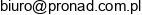 Pronad Firma Uslugowa Jaroslaw Kuklinski Email address