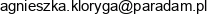 Agencja Artystyczna Paradam Agnieszka Kloryga Email address