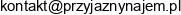 Przyjazny Najem Email address