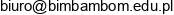 Bim Bam Bom Adres e-mail