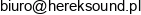 Herek Sound Krzysztof Herian Email address