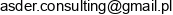 Asder Consulting Adres e-mail