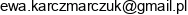 Ewa Karczmarczuk Email address