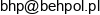 P H I U Beh Pol Jaroslaw Krzeminski Adres e-mail