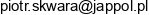 Agencja Ochrony Osob I Mienia Jappol Piotr Skwara Email address