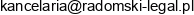 Kancelaria Radcow Prawnych Euro Lex Radomski I Wspolnicy Email 1
