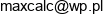 Maxcalc Email address
