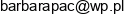 Barbara Pac Wioska Tematyczna Przysiolek Szlachecki Pacowa Chata Email address