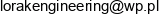 Lorak Engineering Karol Skolozdrzych Email address
