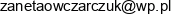 Podatki Zaneta Owczarczuk Adres e-mail