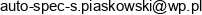 Auto Spec Sebastian Piaskowski Email address