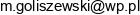 Mg Mariusz Goliszewski Email address