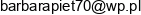 Barbara Pietrykowska Email address