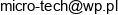 Micro Tech Zbigniew Kosobudzki Email address