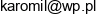 Przedsiebiorstwo Handlowo Uslugowe Karomil Karol Czerwinski Adres e-mail Przedsiebiorstwo Handlowo Uslugowe Karomil Karol Czerwinski Adres e-mail