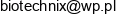 Biotechnix Jan Kaczynski Email address