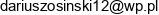Dariusz Osinski Budos Email address