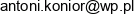Antoni Konior Adres e-mail