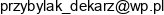 Dekarstwo Blacharstwo Krzysztof Przybylak Email address
