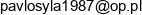 Pavlobud Adres e-mail