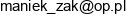 Maciej Kot Email address