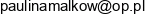 Daszek Paulina Malkowiak Nowak Email address