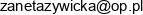 Bax Zaneta Zywicka Adres e-mail