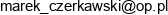 F U H Mar Tech Marek Czerkawski Email address