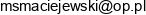 Msm Przedsiebiorstwo Wielobranzowe Michal Maciejewski Email address