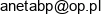 Sklep Medyczny Sprawnosc Aneta Borowiec Pniak Email address