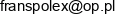 Franspolex Bis Sp Z O O Email address