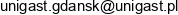 Unigast Gdansk Email address