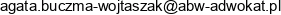 Adwokat Agata Buczma Wojtaszak Kancelaria Adwokacka Kancelaria Mediacyjna Adres e-mail