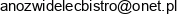 A Noz Widelec Bistro Nikoletta Sinkiewicz Adres e-mail