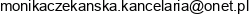 Kancelaria Adwokacka Adwokat Monika Czekanska Adres e-mail